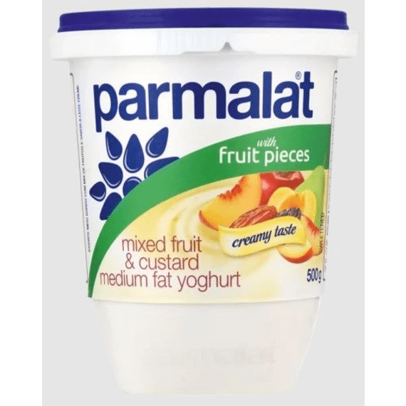 parmalat fruit yoghurt stew fruit custard 500g picture 1