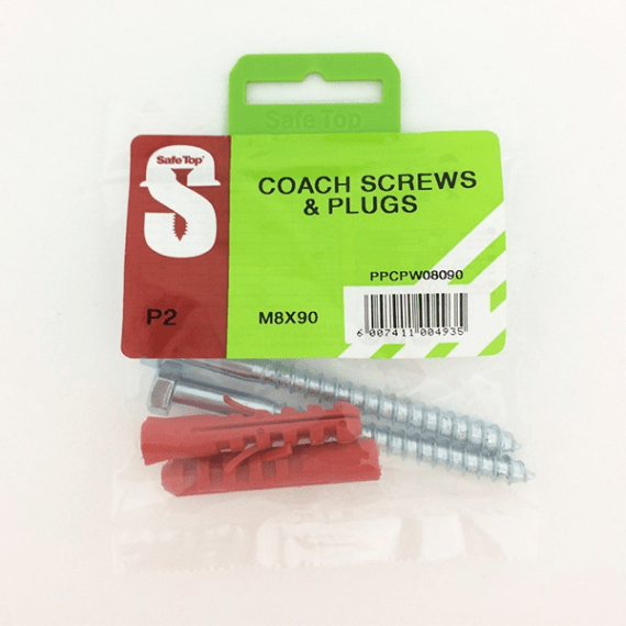 Safetop Coach Screw + Plug Agrimark