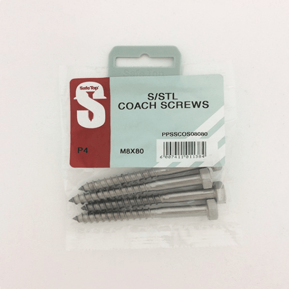 safetop coach screw s steel 4pk picture 6