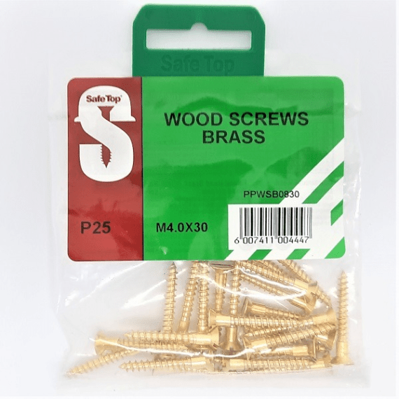 safetop screw wood csk brass picture 8