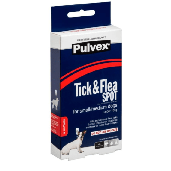 pulvex tick flea spot sml med 1mm picture 1
