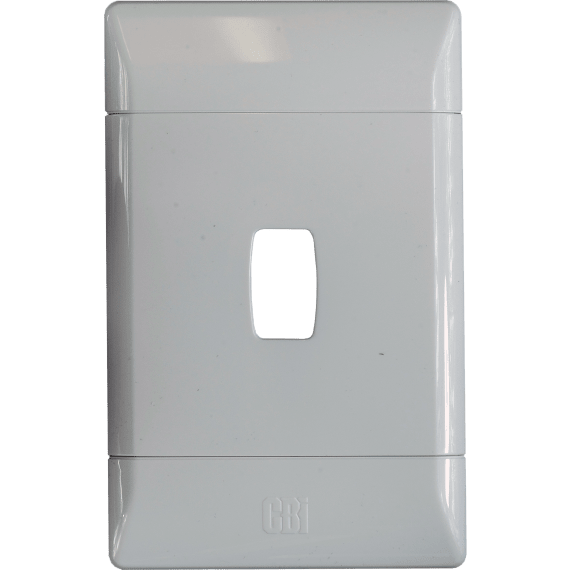 cbi light switch grid plate 1 l 2x4 wht picture 1