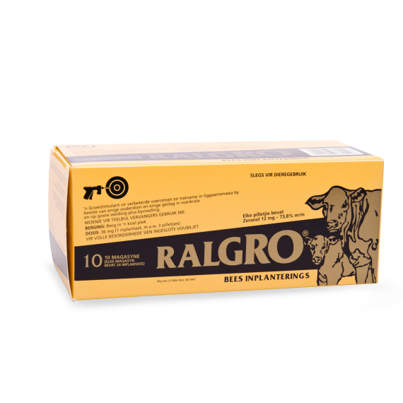 Ralgro MSD Ralgro Cattle 10 x 24 Dose | Agrimark