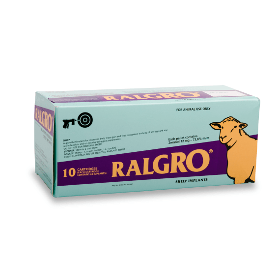 Ralgro MSD Ralgro Sheep 10 x 24 Dose | Agrimark