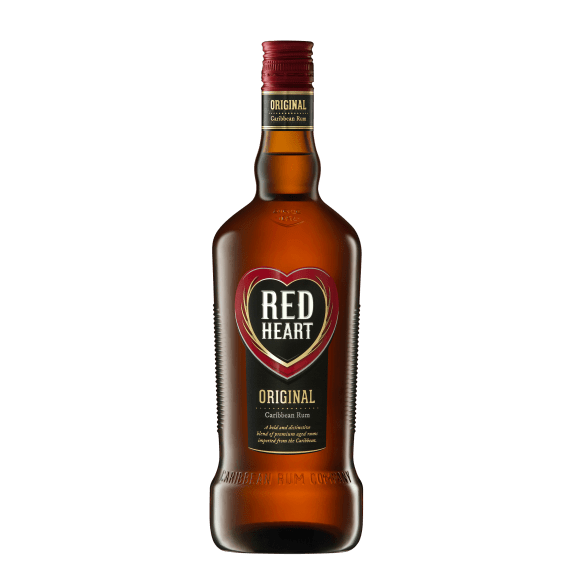 red heart rum 750ml picture 1