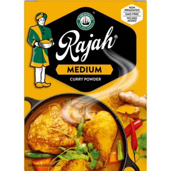 robertsons rajah curry powder meduim 100g picture 1