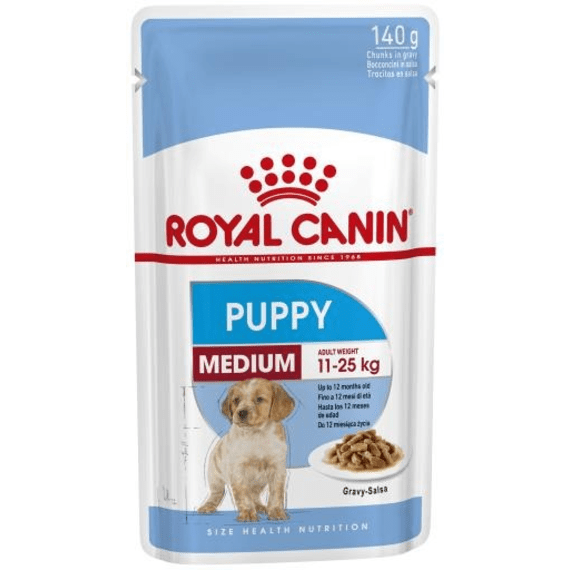 royal canin medium puppy pouches 10x140g picture 1