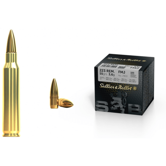 ammo 223 s b fmj 55gr 100 picture 1