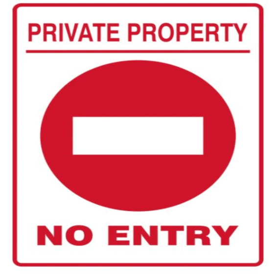 sign private property picture 1