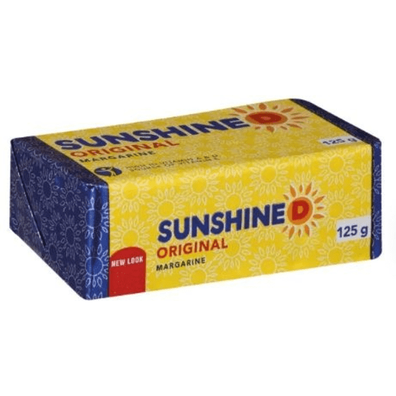 sunshine d margarine brick 125g picture 1