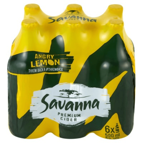 savanna dry angry lemon 500ml picture 2