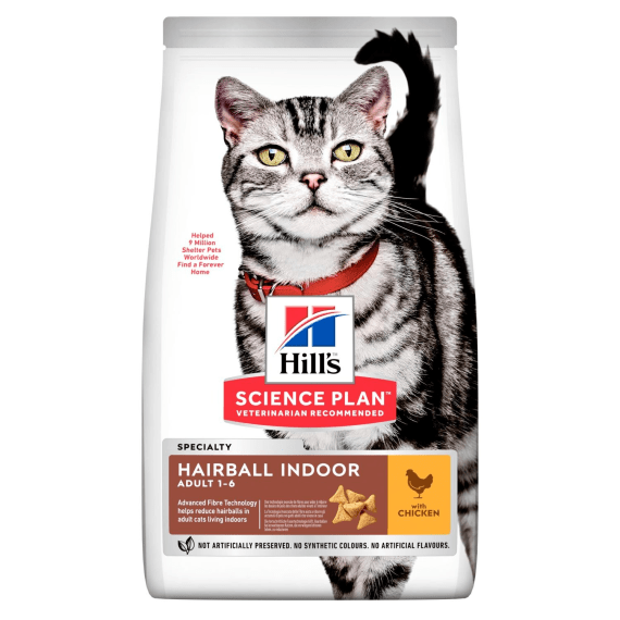 hills science plan feline hairball indoor cat picture 1