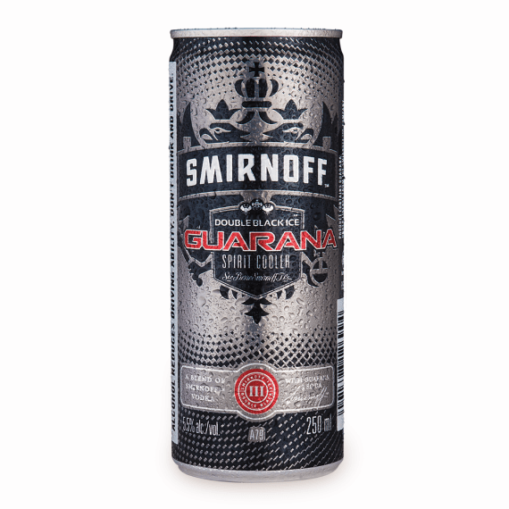 smirnoff ice double black with guarana 250ml picture 1