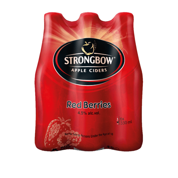 strongbow red berries dumpie 330ml picture 1