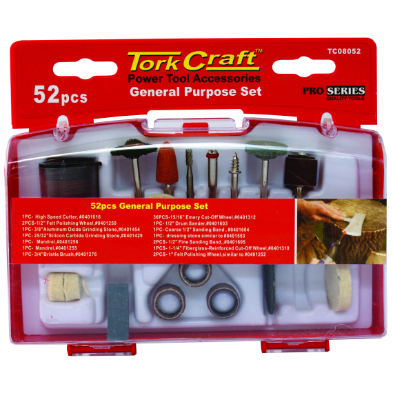tork craft rotary general purpose set 52pc mini picture 1