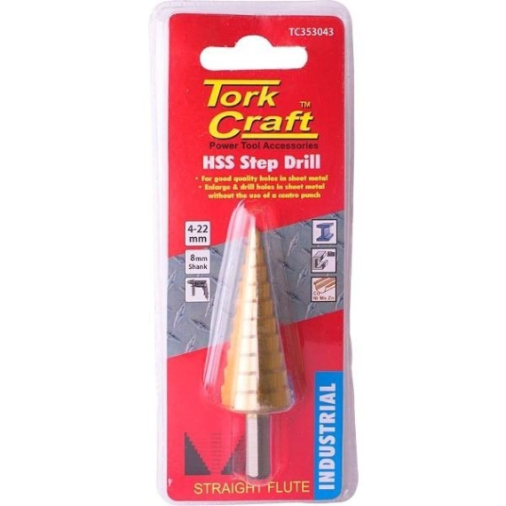 tork craft step drill hss picture 3