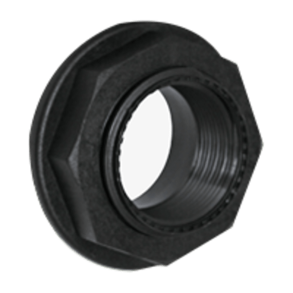 tank connector plastic female 40mm picture 1