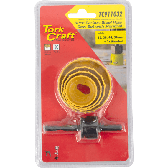 tork craft hole saw carbon steel set picture 1