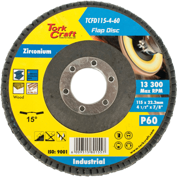 tork craft flap disc 115mm picture 6