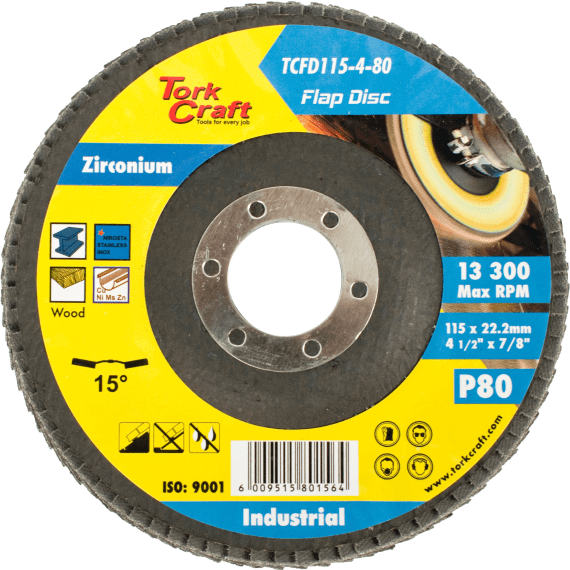 tork craft flap disc 115mm picture 7