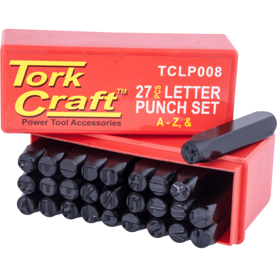 t craft letter punch set black 8mm picture 1