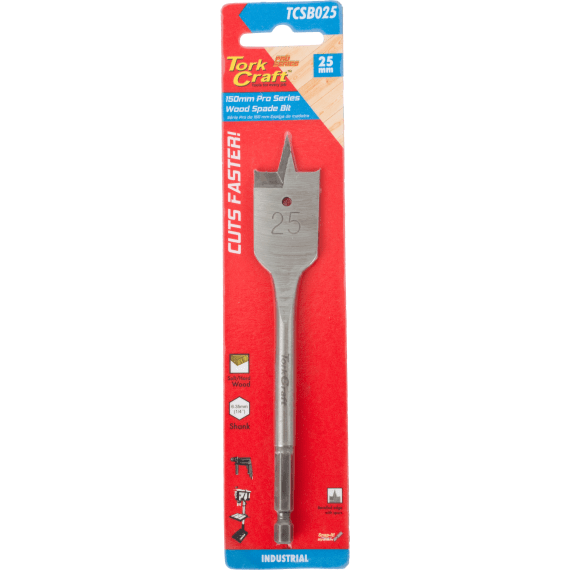 tork craft spade bit pro series 150mm picture 2