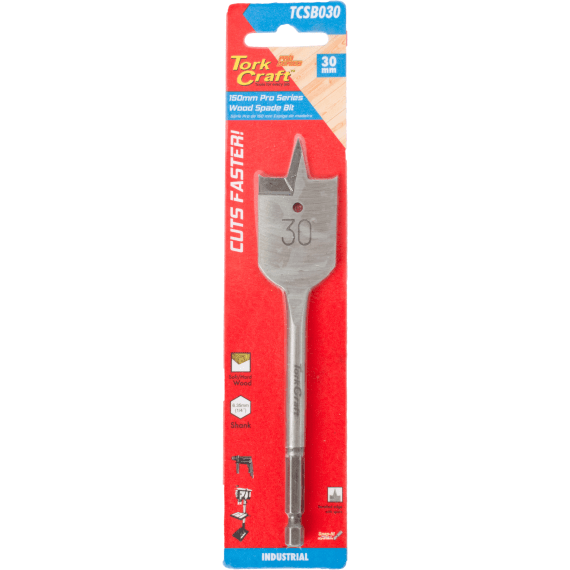 tork craft spade bit pro series 150mm picture 3