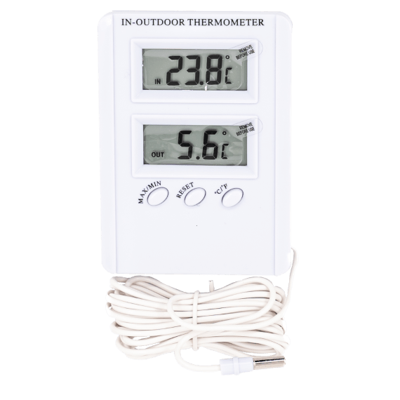 thermometer digital min max in out picture 1