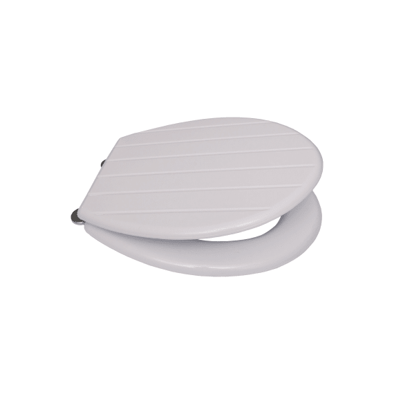 splashworks toilet seat white slatted cp hinge picture 1