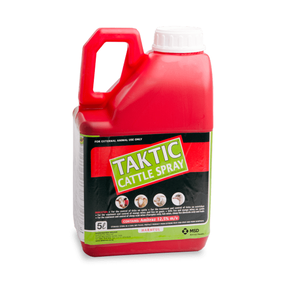 MSD Taktic Cattle Spray Agrimark