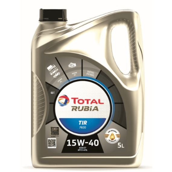 total rubia tir 7400 15w40 picture 2