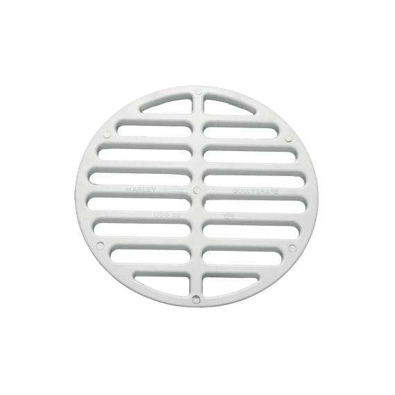 marley gulley ug grate rnd cream 190mm picture 1