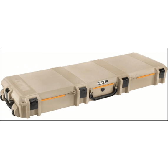 pelican vault v800 double rifle case tan picture 1