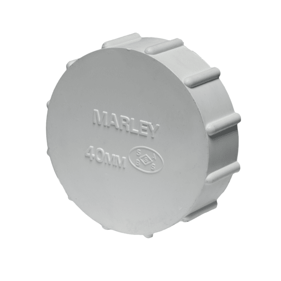 marley pvc waste stop end 40mm bsp picture 1