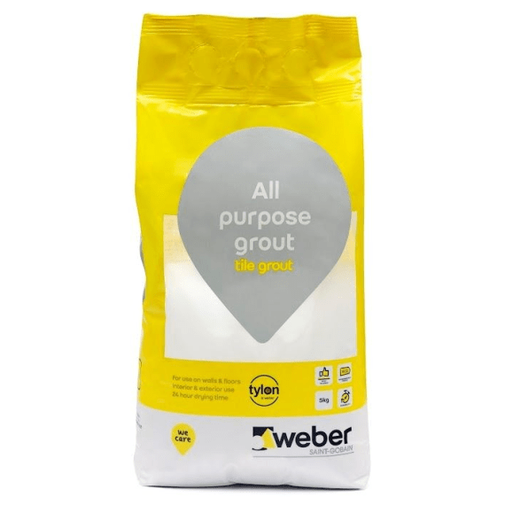 weber tylon tile grout light grey 2kg picture 1