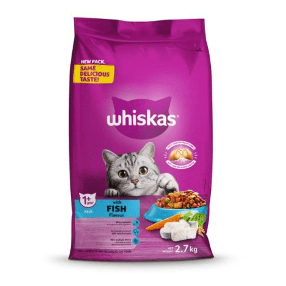 whiskas dry adult cat food fish picture 2