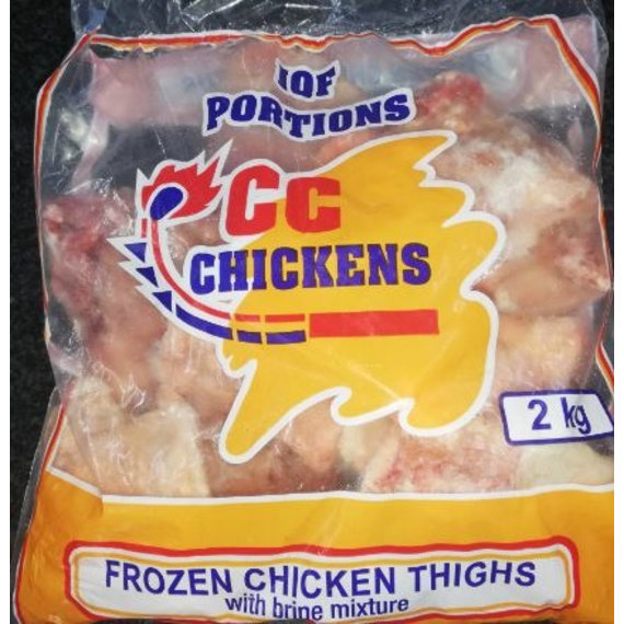 Wild Beef CC Chicken IQF Thighs 2kg Agrimark