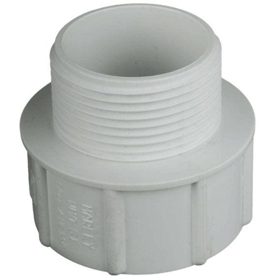 malrey pvc waste adaptor bsp male 40x1 4 picture 1