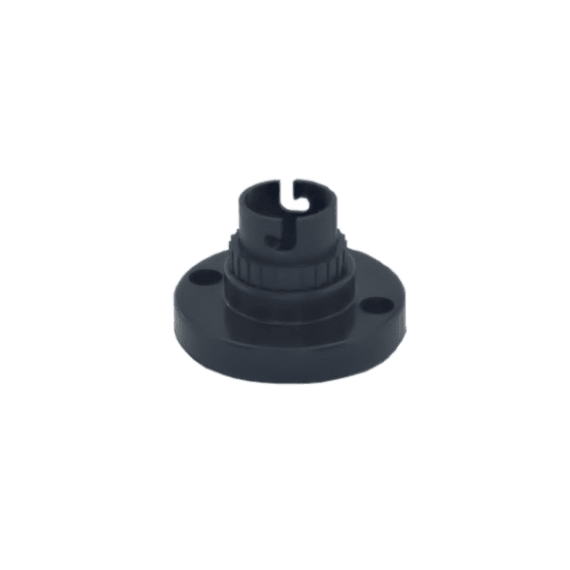 yesco battenholder b22 pvc blk picture 1