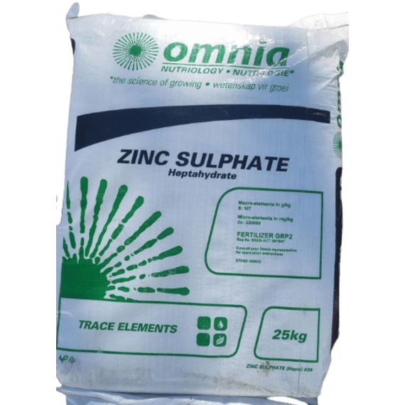 Omnia Zinc Sulphate (WS) (HEPTA) 25kg Agrimark