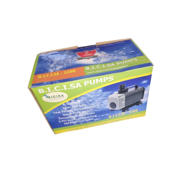 bicisa pump fountain hqb5500 5 5m 6800lph picture 1