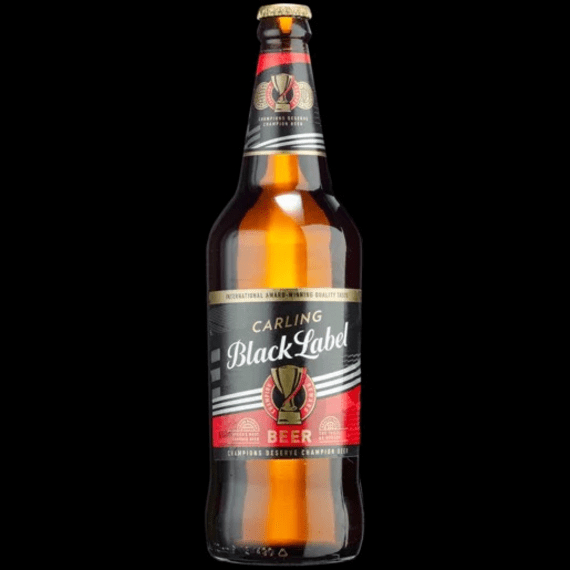 carling black label beer bottle 750ml picture 1