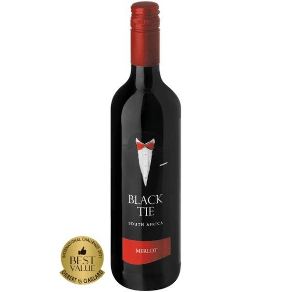 black tie merlot 750ml picture 1