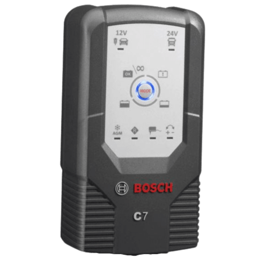 Bosch C7 12/24V Automatic Battery Charger (Lead Acid, Agm & Gel)