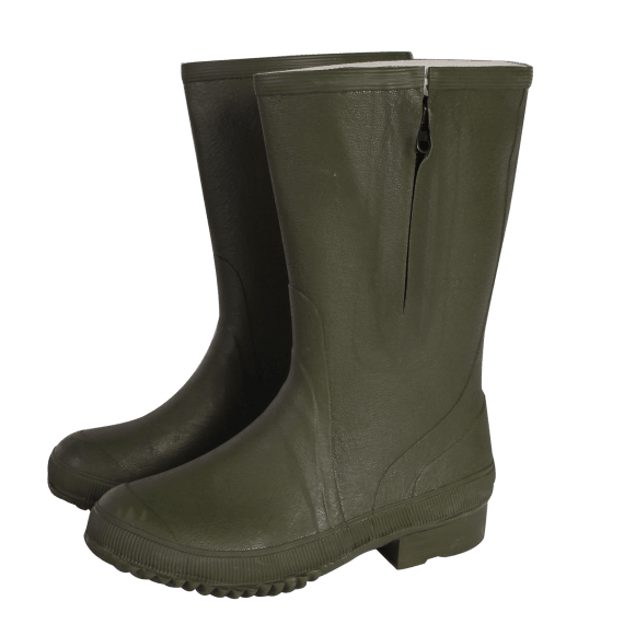 cebo fur lined rits gumboots green picture 1