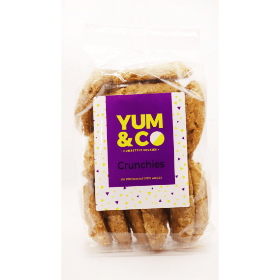 yum co crunchie biscuits 250g x 8 picture 1