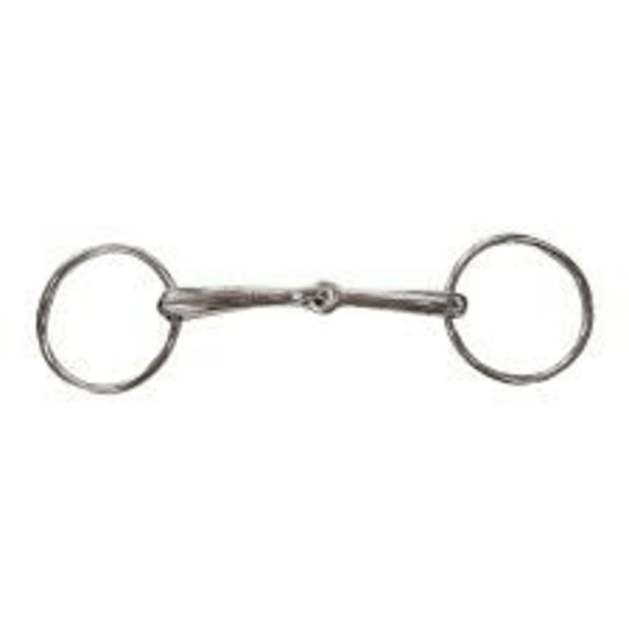 Ring Gate Bit Solo Loose Ring Snaffle Plated Bit | Agrimark