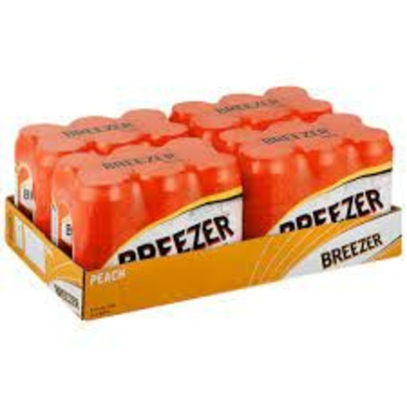 bacardi breezer peach can 400ml picture 2