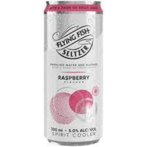 flying fish seltzer rasberry 330ml picture 1