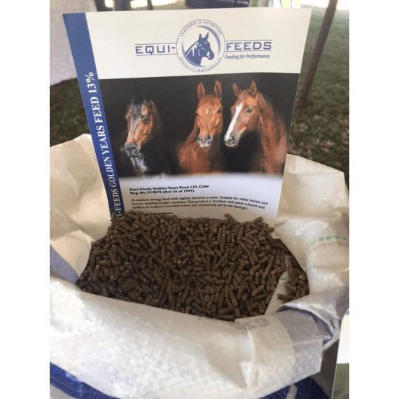 equi feeds golden years 13 pellet 40kg picture 1